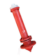 Гидрант пожарный ГП 1,50 м стальной корпус вес 86 кг